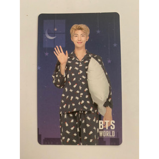 Card off bts world jungkook, rm ôm gối