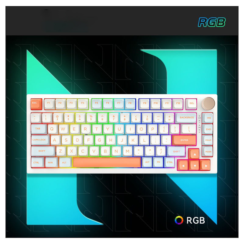 Bàn phím cơ VGN N75 Pro - 3 mode - Hotswap - Led RGB