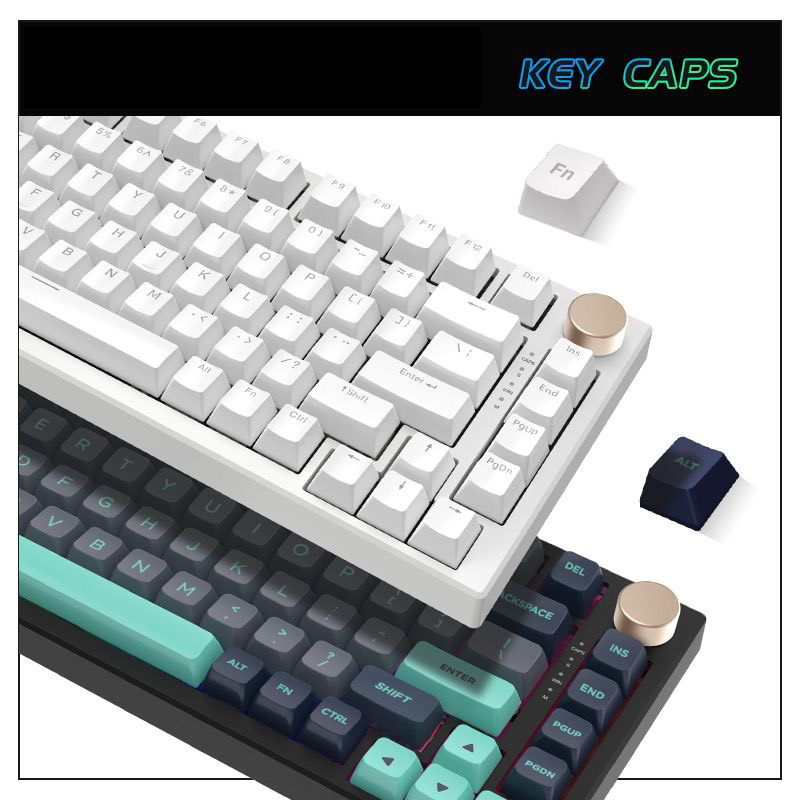Bàn phím cơ VGN N75 Pro - 3 mode - Hotswap - Led RGB