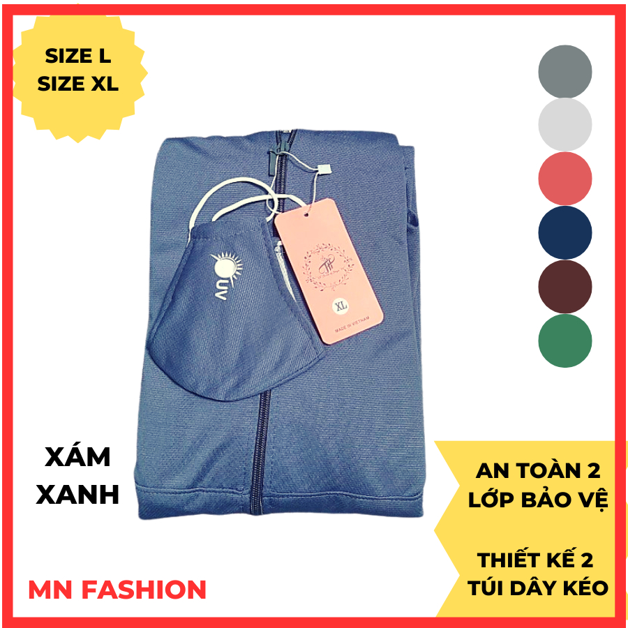 Áo chống nắng toàn thân 2 lớp bảo vệ tuyêt đối.7