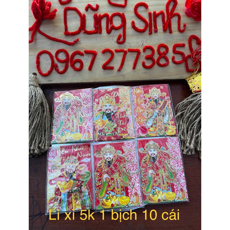 Lì xì Tết ( bịch 10 cái )