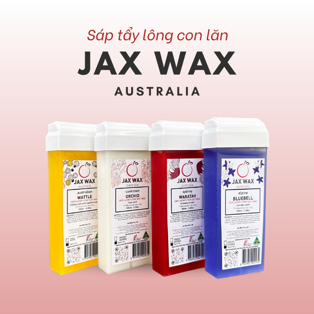 Sáp tẩy lông con lăn Jax Wax Autralia 100ml (Úc)