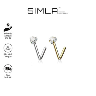 Khuyên cánh mũi đá tim bằng Thép không gỉ 316L Simla - Simla Body Jewelry