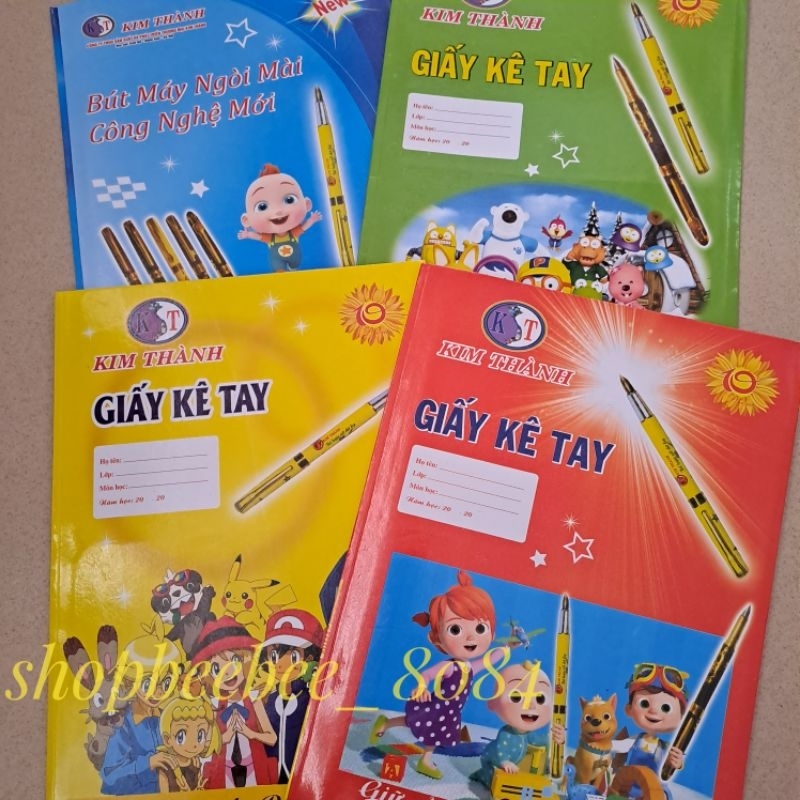 Set 6 giấy kê tay kim thành