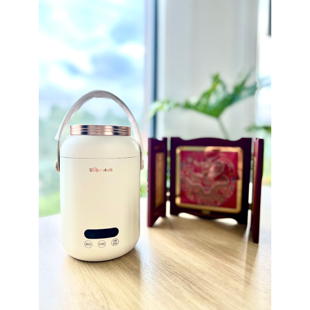 Nồi Điện Đa Năng Mini - Lõi Gốm - Bear DRG-P08D1 - 0.8 lít, Nồi điện nhỏ, Nồi nấu, Nồi hầm tiện lợi 