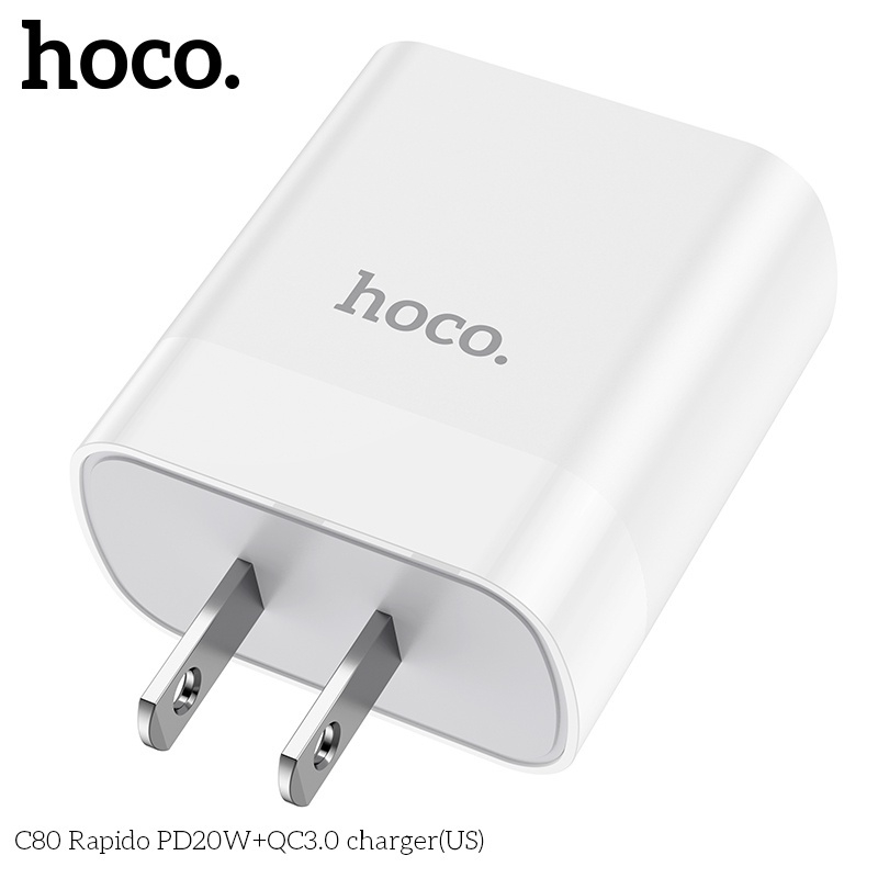 Củ Sạc Nhanh Hoco C80/C80 Plus 20w cho lP sạc siêu nhanh TECHZONE MALL | BigBuy360 - bigbuy360.vn