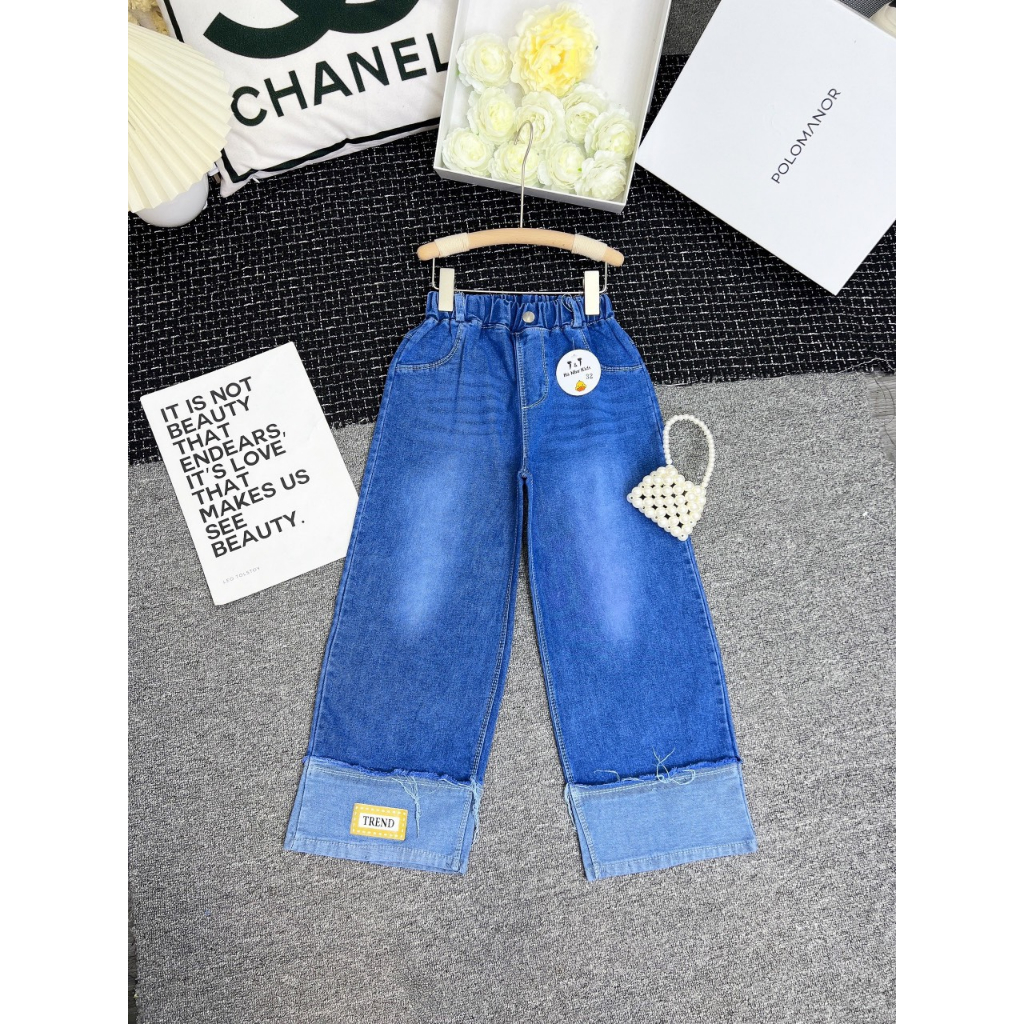 25-40kg quần jean cho bé gái đến trường