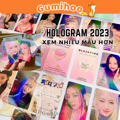 Gumihoo Hologram Lomo Card Blackpink 50 Photocard/Album Rosé Lisa Jennie Jisoo