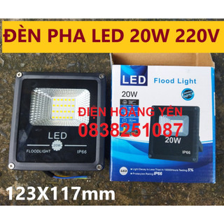ĐÈN PHA LED 20W SIÊU SÁNG ip66
