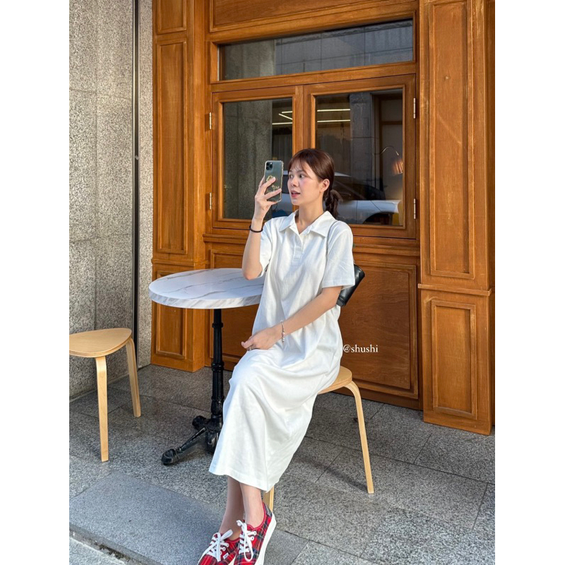 𝐃𝐚𝐢𝐥𝐲 - Váy Polo Thun Vải Dày