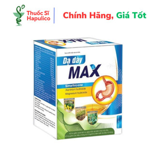 Dạ dày max giúp giảm acid dịch vị, bảo vệ niêm mạc dạ dày - hộp 20 gói x 10ml