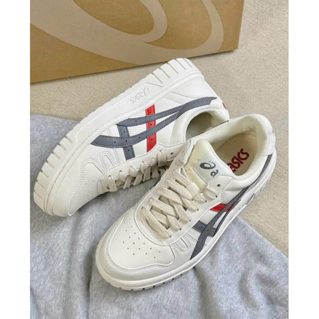Giày sneaker asics court mz xanh đỏ