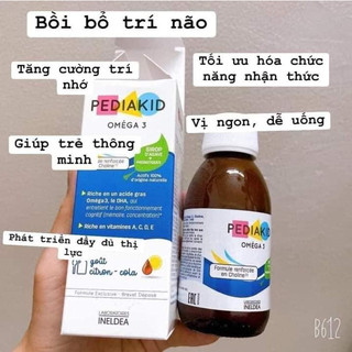 Siro Pediakid Omega 3 và DHA 125ml (Pháp)