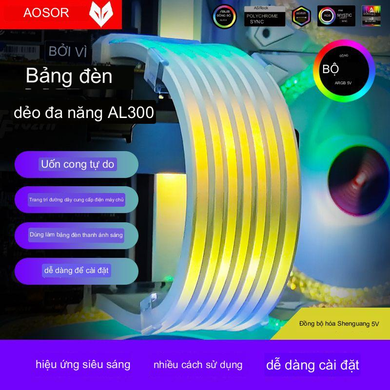 Phụ Kiên Cover Led 5v ARGB Neon Aosor AL300 AL200 Trang Trí Cho Cổng 24p Mainboard Hoặc VGA