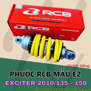 Phuộc RCB mẫu E2 cho dòng xe Exciter 135 - 150 chính hãng