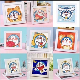Tranh Đính Đá Doraemon, Tranh Đính Đá 5D Siêu dễ thương