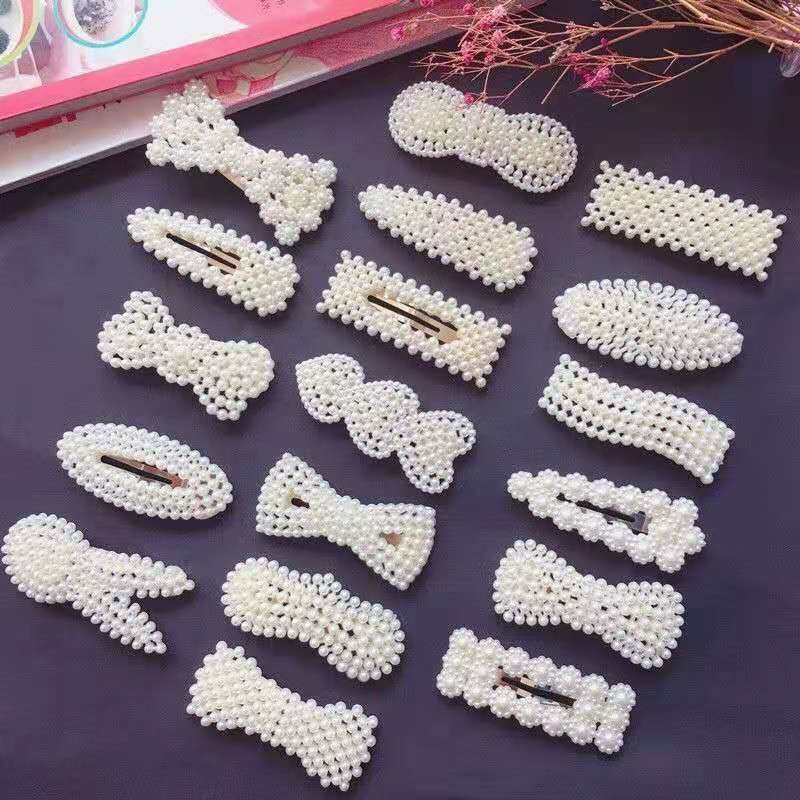 Kẹp Tóc Đính Ngọc Trai Thời Trang Hàn Quốc