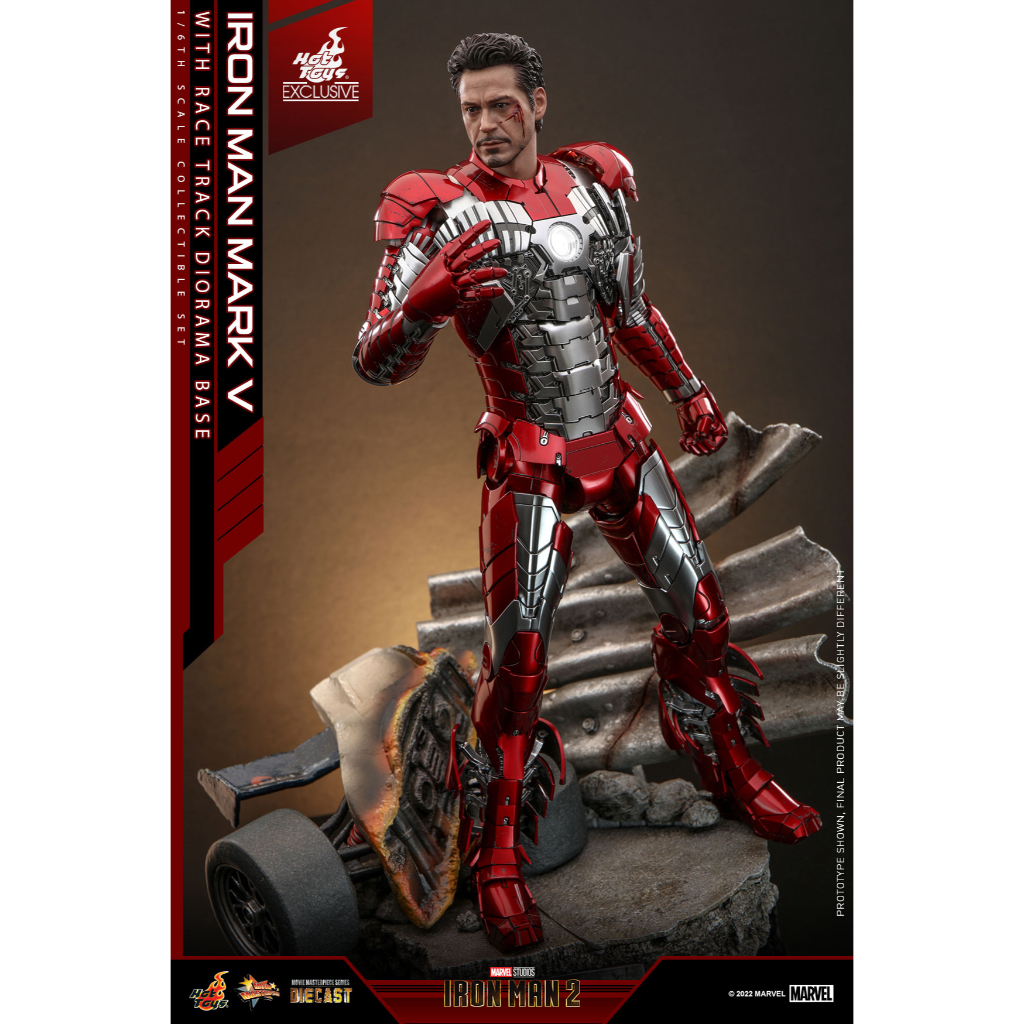 Mô hình Hottoys 1/6 MMS-400 D18 :  Iron-man Mark 5