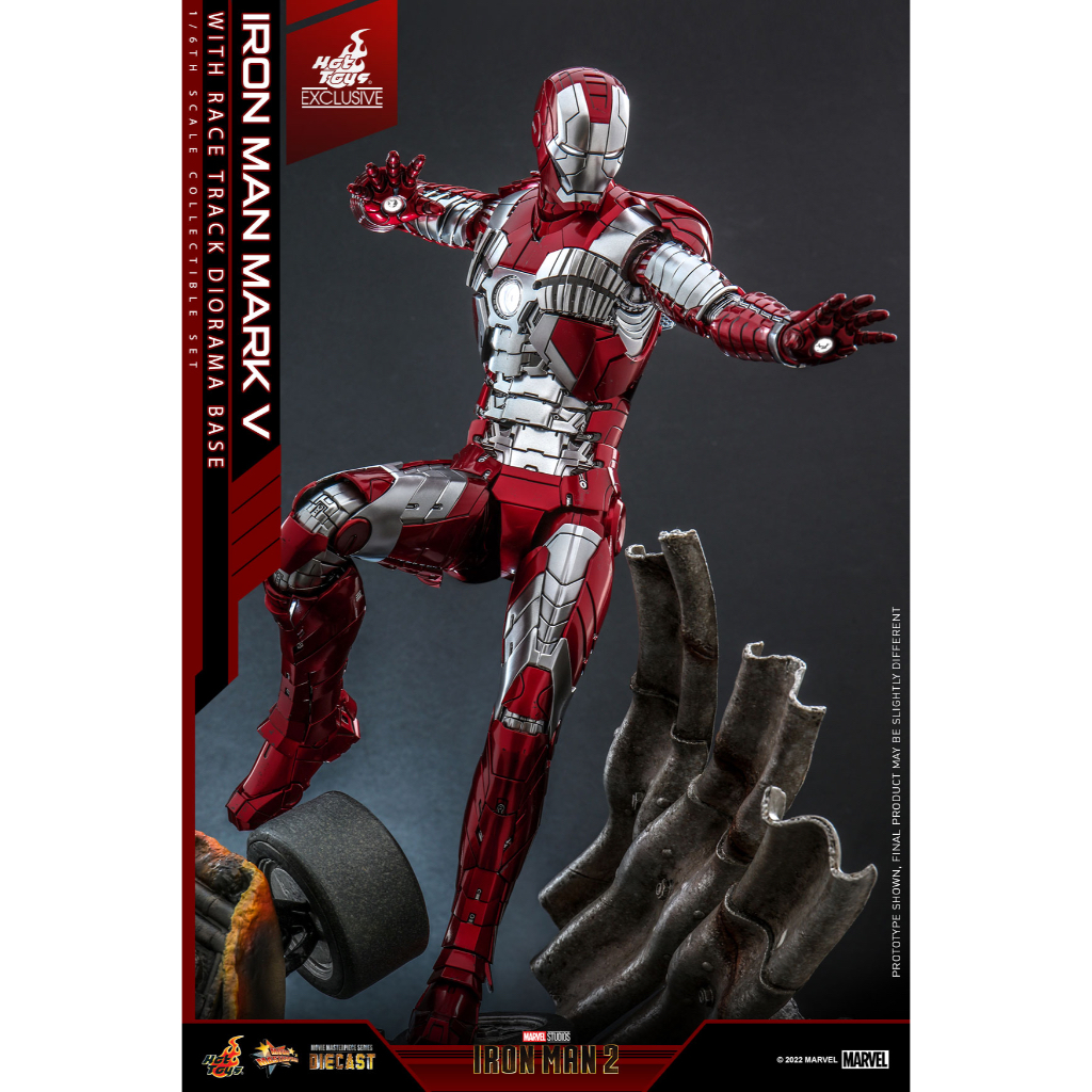 Mô hình Hottoys 1/6 MMS-400 D18 :  Iron-man Mark 5