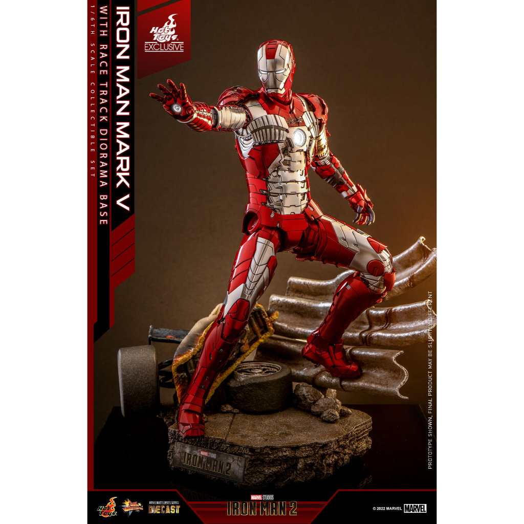 Mô hình Hottoys 1/6 MMS-400 D18 :  Iron-man Mark 5