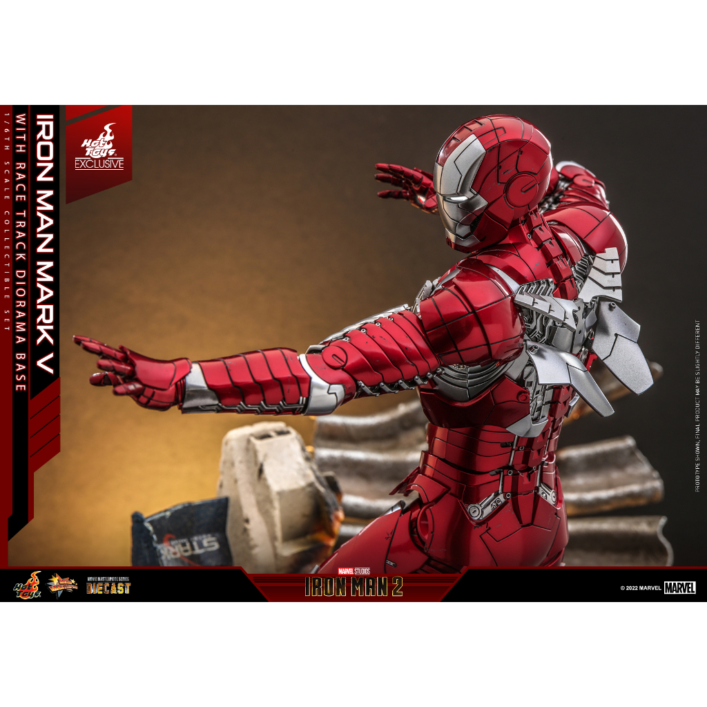 Mô hình Hottoys 1/6 MMS-400 D18 :  Iron-man Mark 5