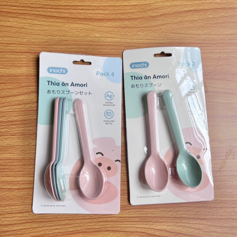 Thìa ăn dặm cho bé inochi Thìa ăn Amori
