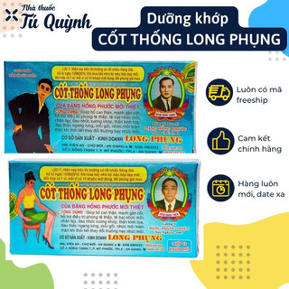 Dưỡng Khớp Long Phụng, hỗ trợ người bị phong tê thấp, tê bại nhức mỏi, đau nhức xương khớp, tê tay chân, thân kinh tọa