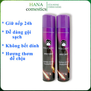Gôm xịt tóc nam volcanic clay 350ml - keo xịt tạo kiểu tóc nam siêu giữ nếp, hương thơm nhẹ nhàng
