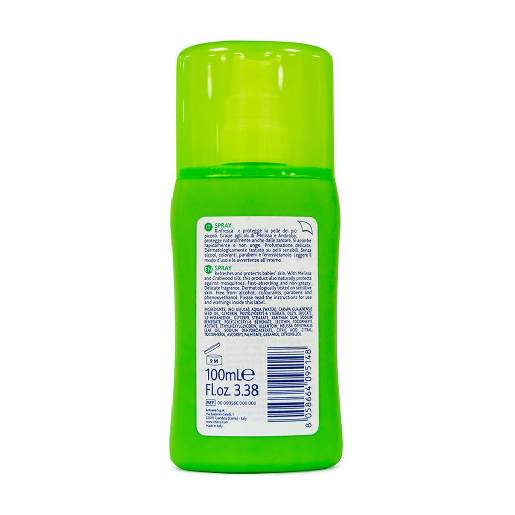 (THÁNG 12 - MUA 3 SP TẶNG LĂN ĐA NĂNG XUA MUỖI) (Bán chạy nhất) Xịt đa năng xua muỗi Chicco 100ml