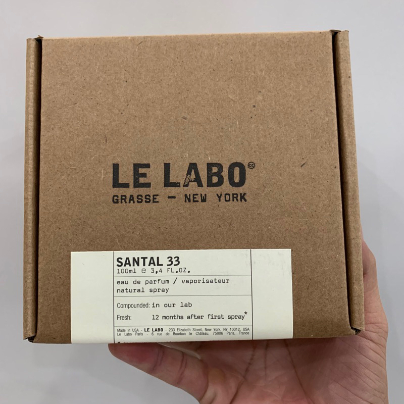 Nước hoa Le Labo santal 33 edp 100ml fullbox