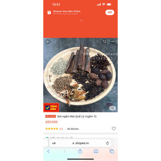 Set nguyên liệu ngâm Mai Quế Lộ