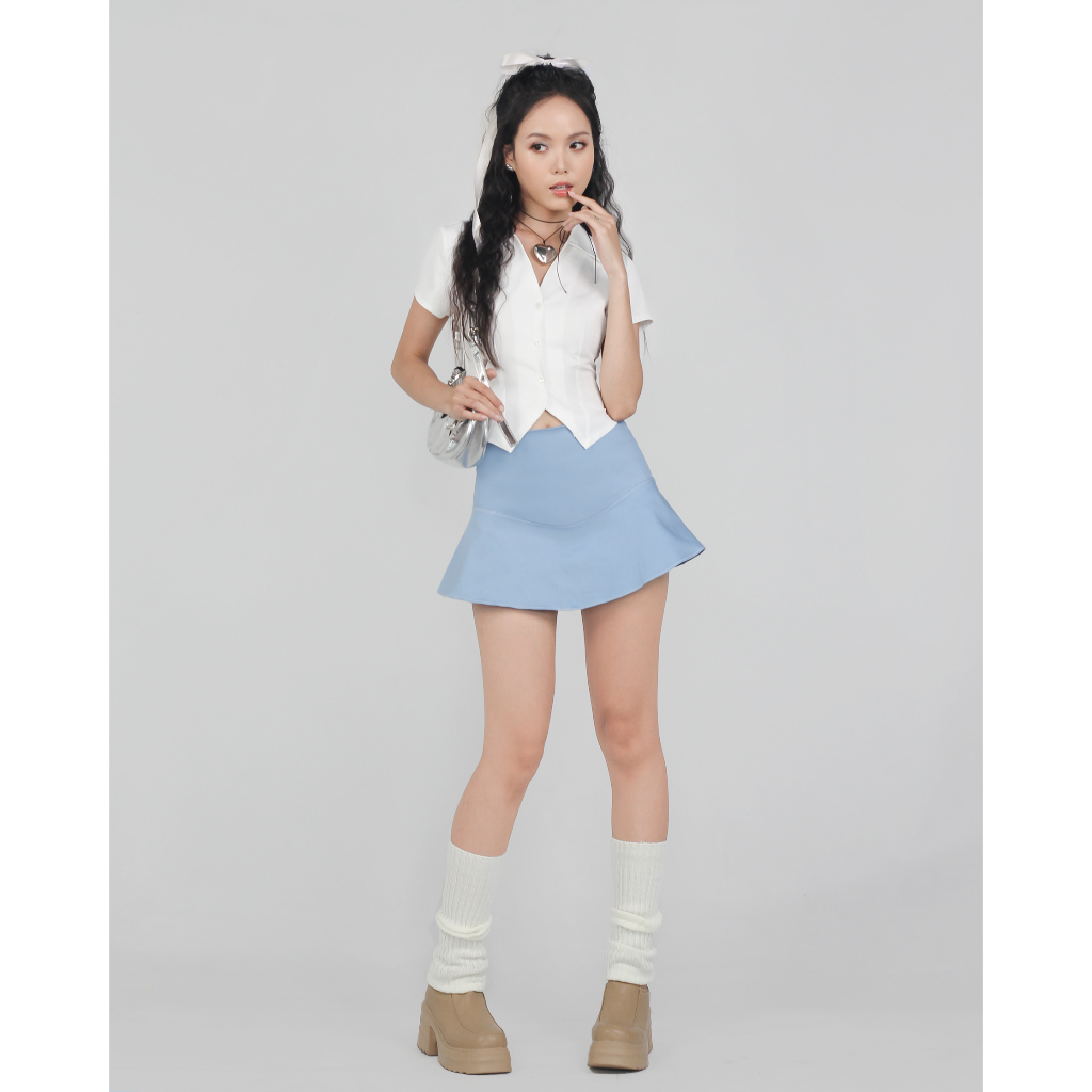 DALLA Chân váy kaki xòe