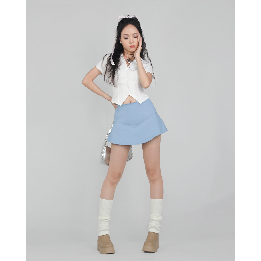 DALLA Chân váy kaki xòe