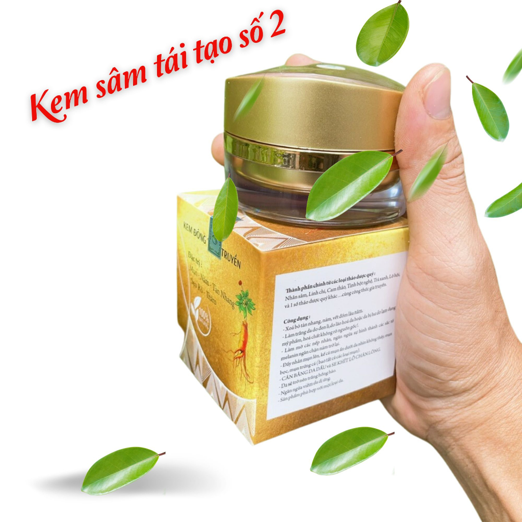 Kem tái tạo mẫu Oval số 2, chất kem thơm sâm, bong dịu nhẹ cho da nhạy cảm, da mỏng yếu