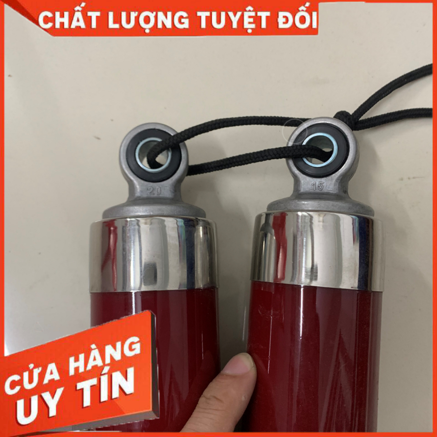 Phuộc Sau MD Đỏ Có Khâu Inox Cho Xe Wave Nhỏ, Xe Dream - Hàng Thợ Làm giống zin 95% Bảo Hàng 1 Tháng