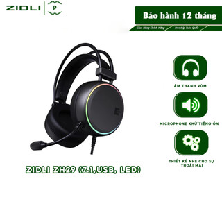 ˂PATECH˃ Tai nghe Gaming Zidli ZH29 (7.1,USB, Led) - Hàng chính hãng