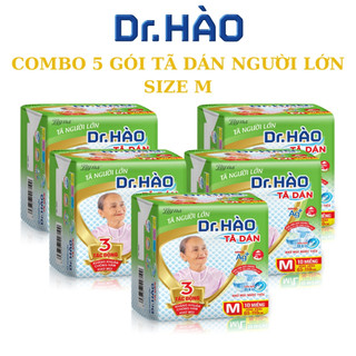 Tã dán người lớn enterone dr.hào size m gói 10 miếng bỉm dán cho người già