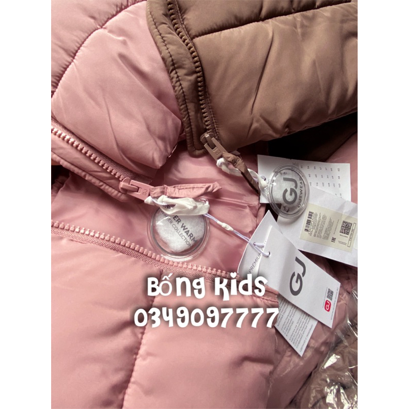 Áo Parka Phao Bé Gái Siêu Mềm GÊ