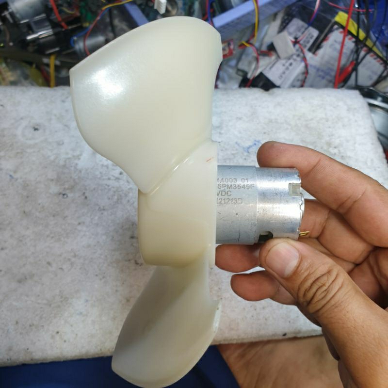 Motor RS545 máy Ryobi, thay máy hoặc chế quạt tích điện