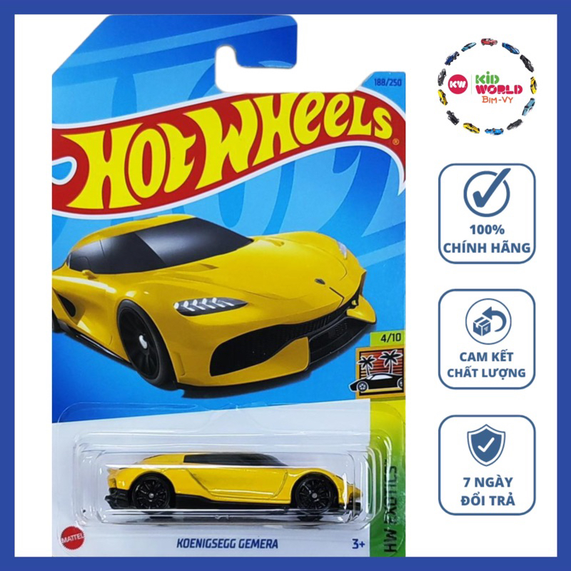 Xe mô hình Hot Wheels basic Koenigsegg Gemera HKH95.