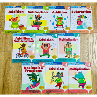 Sách - Kumon math work book-grade 1-4 có đáp án cuối sách