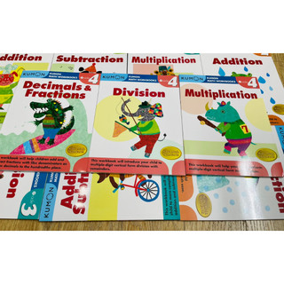 Sách - Kumon math work book-grade 1-4 có đáp án cuối sách