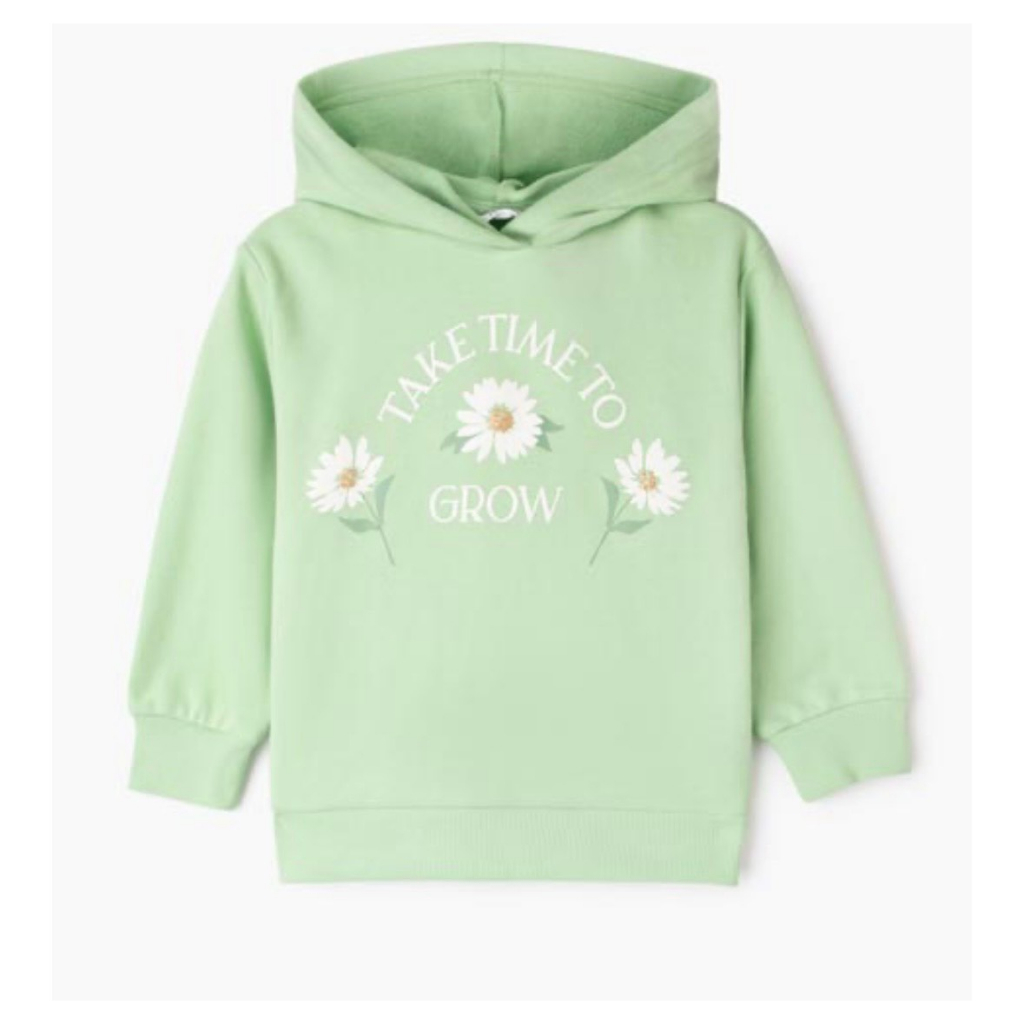 Áo thu đông bé gái hoodie dư xịn 3 bông hoa