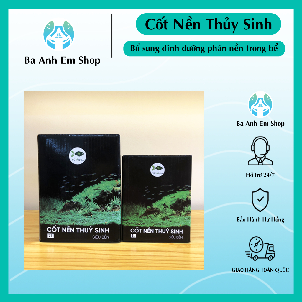 Cốt Nền Thuỷ Sinh Vũ Aqua Hộp 1L, 2L