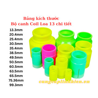 Bộ cốt canh coil loa 13 chi tiết