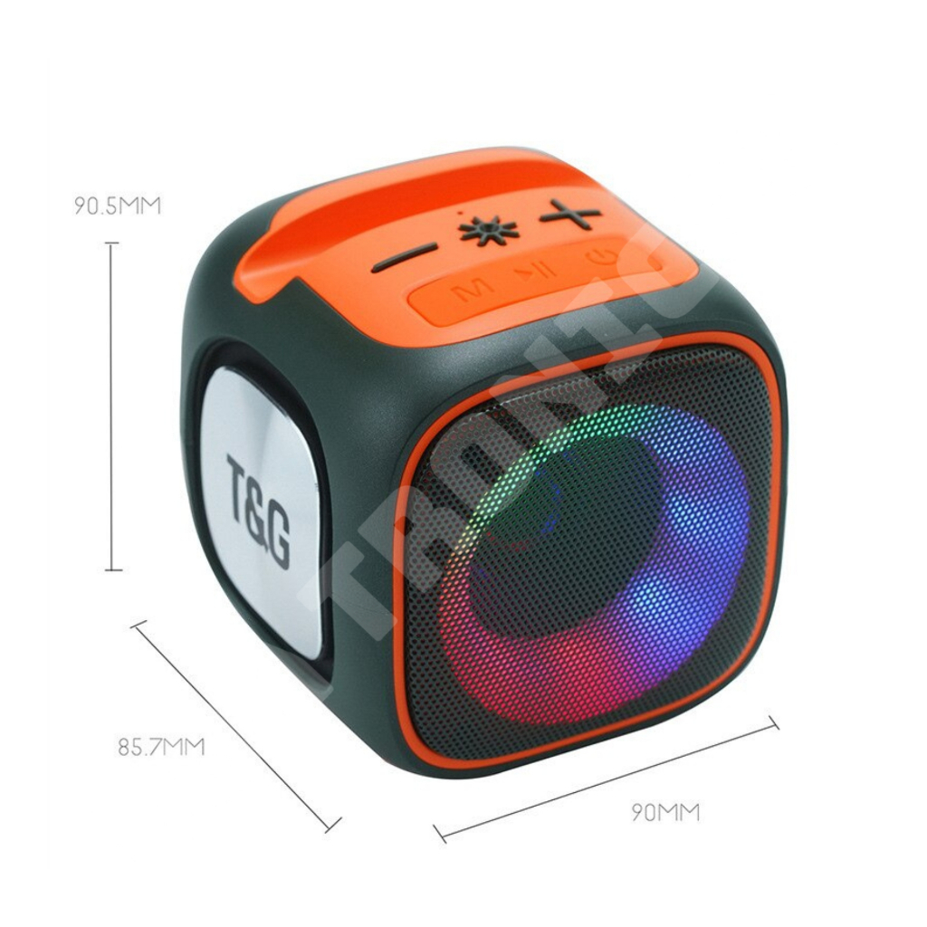 Loa Bluetooth TG359 Tích Hợp Led RGB, Nhỏ Gọn Kiêm Giá Đỡ Điện Thoại, Âm Thanh Sống Động Chân Thực