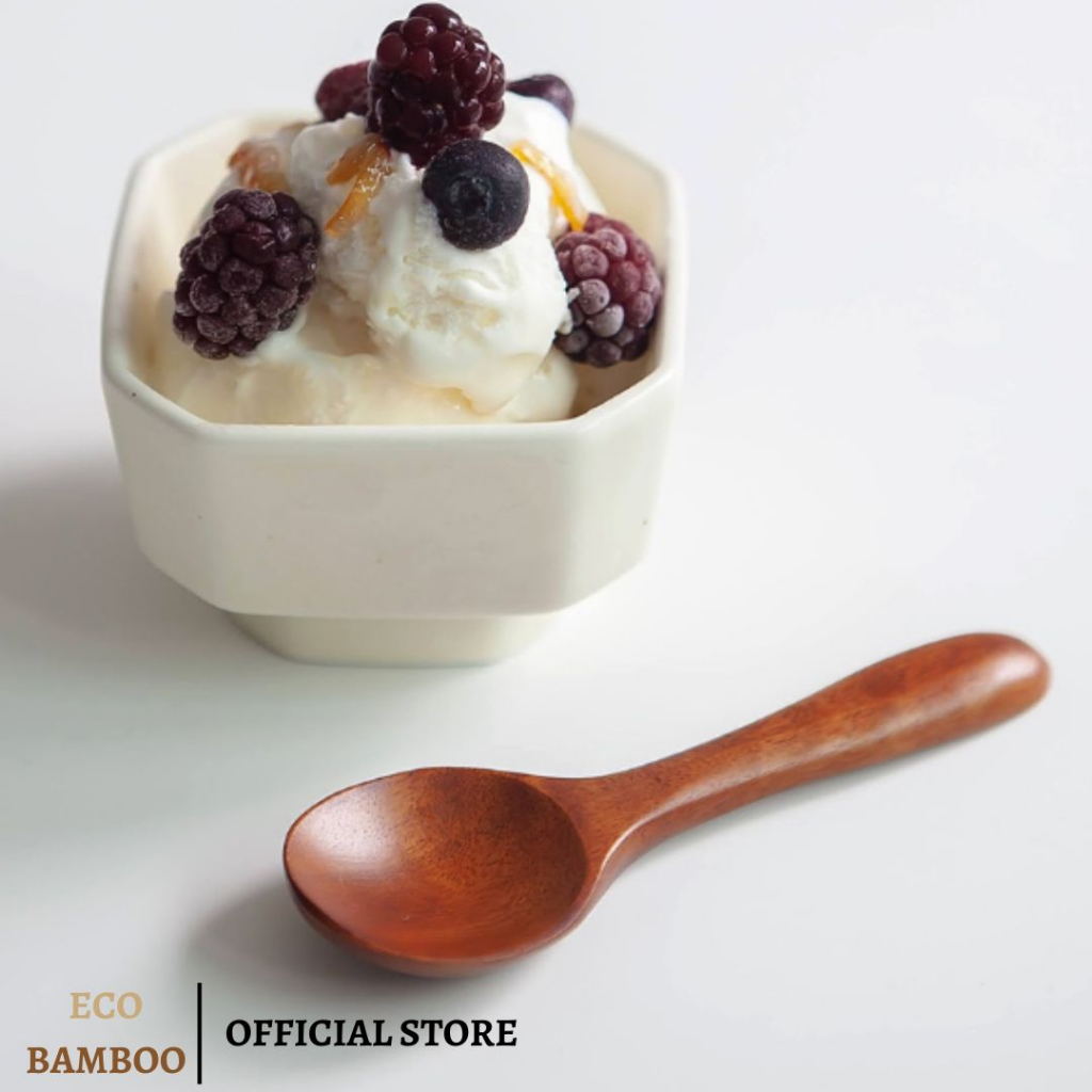 Thìa súp , thìa cháo Eco Bamboo bằng gỗ tự nhiên decor phong cách Hàn Quốc