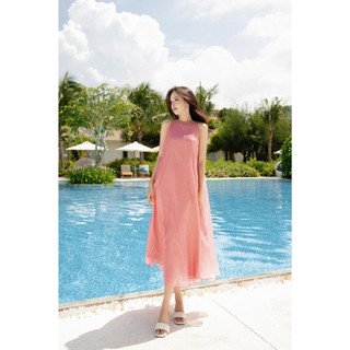 OLV - Đầm Brielle Drawstring Back Maxi