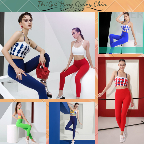 Set Bộ Quần Áo GYM, YOGA, AEROBIC Cao Cấp Có MÚT, Bộ Thể Thao Nữ Hàng Quảng Châu(BT37)