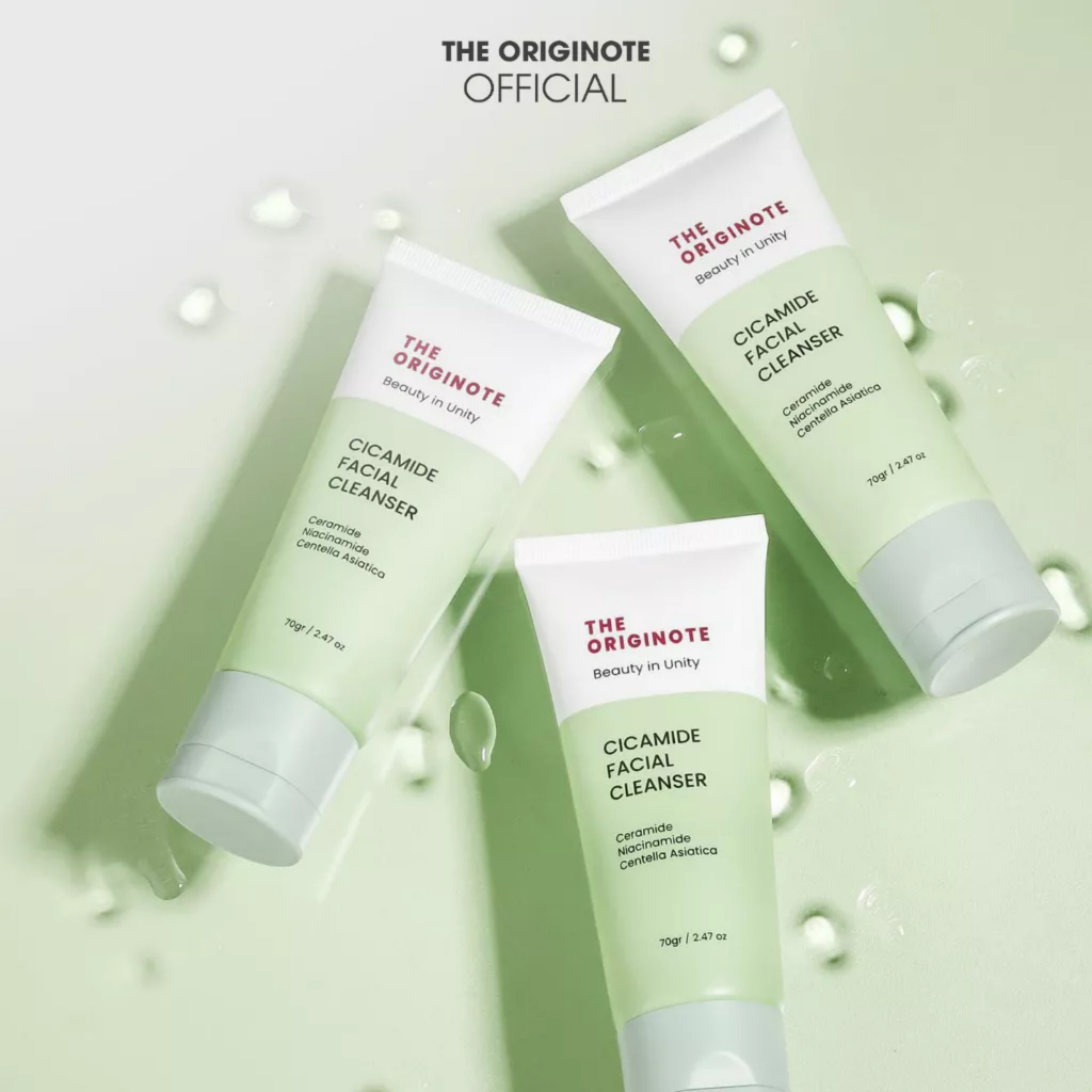 Sữa rửa mặt sáng da The Originote Cicamide Facial Cleanser với Ceramide Niacinamide và chiết xuất rau má 70gr 7621